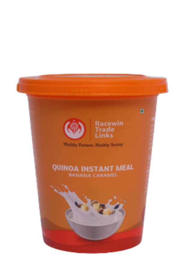 Quinoa Instant Meal (Banana Caramel)|Rich in Protein|Antioxidants|Good for kids|Almond and Banana Flavour Meal